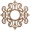 Ekena Millwork Dijon Wood Fretwork Pierced Ceiling Medallion, Walnut, 18"OD x 5 7/8"ID x 1/4"T CMWP18X18X0250DIWA - alternate 1